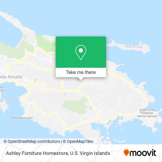 Mapa Ashley Furniture Homestore