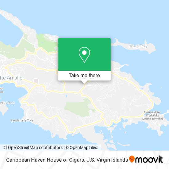 Mapa Caribbean Haven House of Cigars