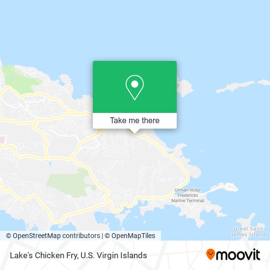 Lake's Chicken Fry map