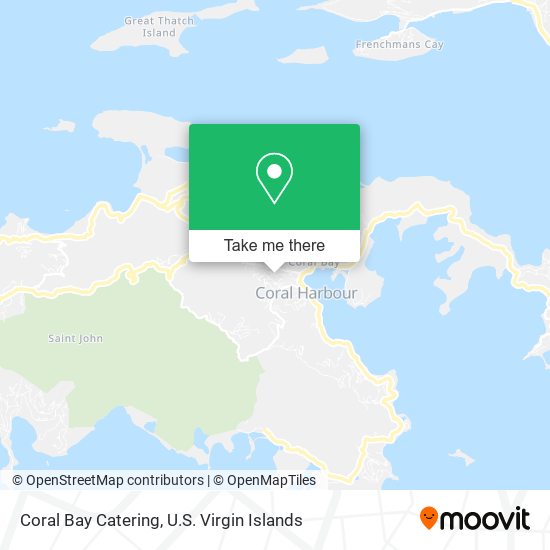 Coral Bay Catering map