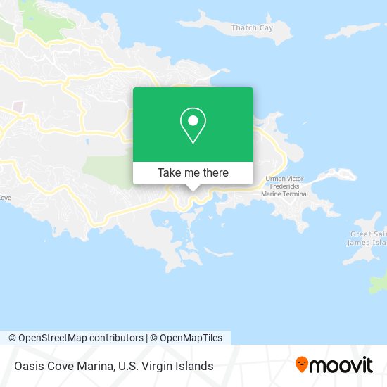 Oasis Cove Marina map