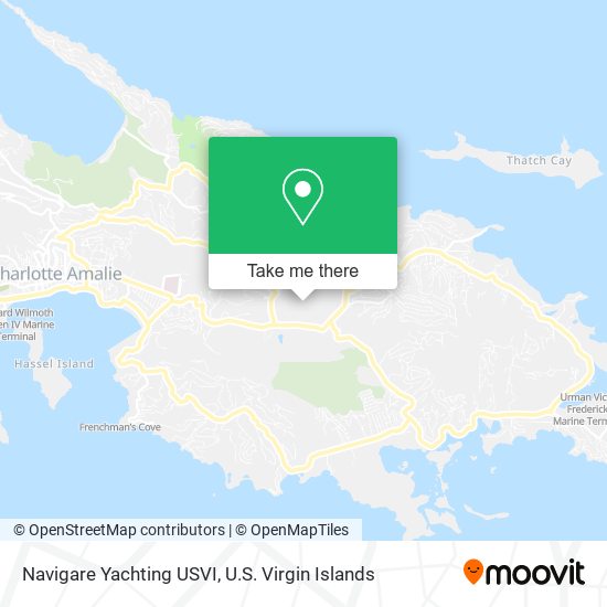 Navigare Yachting USVI map