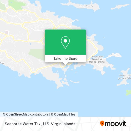Seahorse Water Taxi map