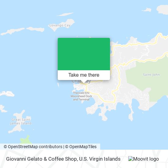 Mapa Giovanni Gelato & Coffee Shop