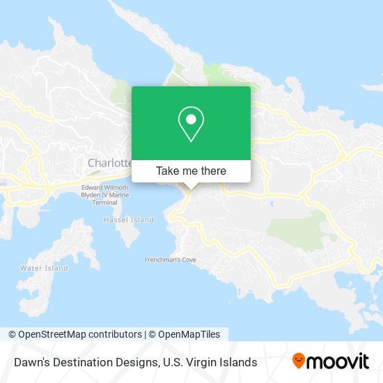 Dawn's Destination Designs map