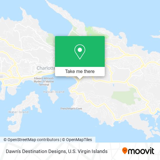 Dawn's Destination Designs map