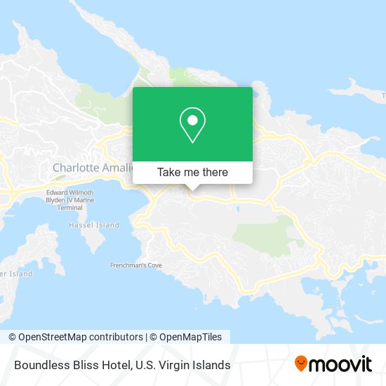 Boundless Bliss Hotel map