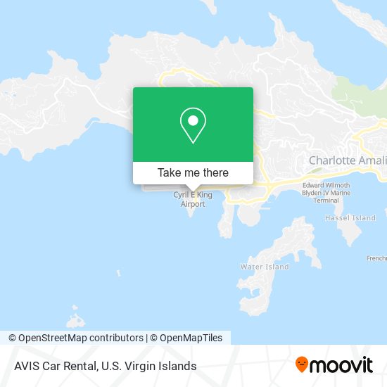 AVIS Car Rental map