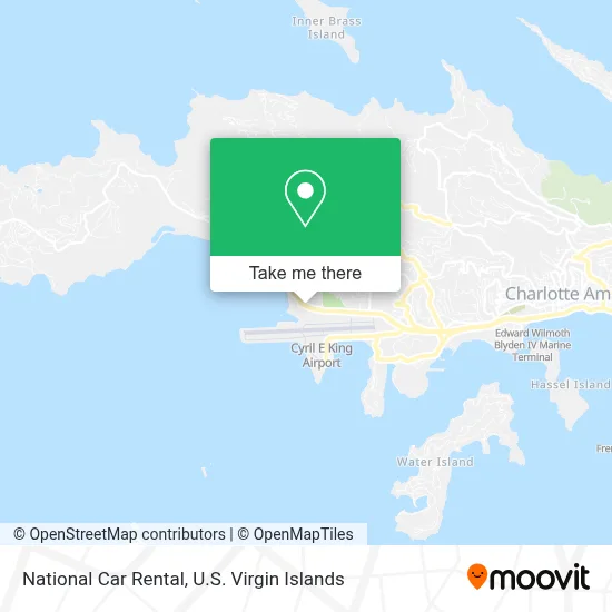 National Car Rental map