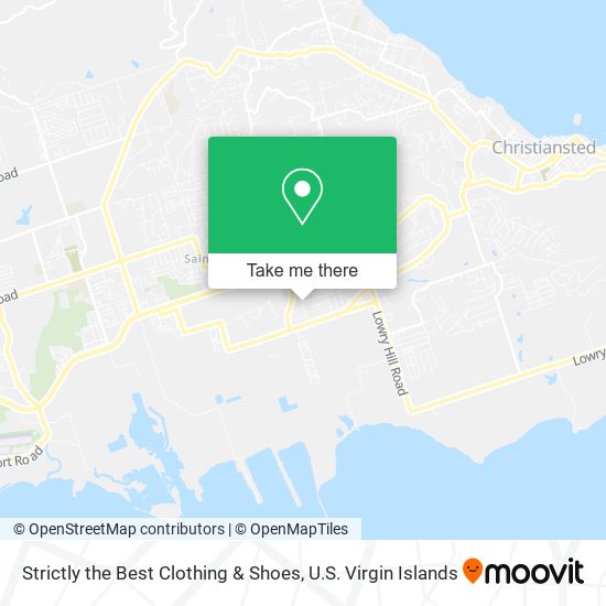 Strictly the Best Clothing & Shoes map