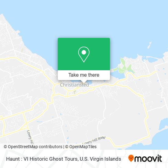 Haunt : VI Historic Ghost Tours map