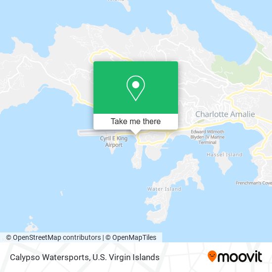 Mapa Calypso Watersports