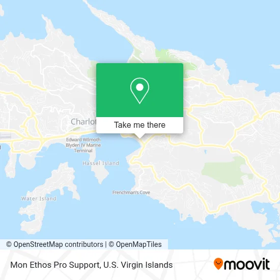 Mon Ethos Pro Support map