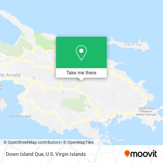 Down Island Que map