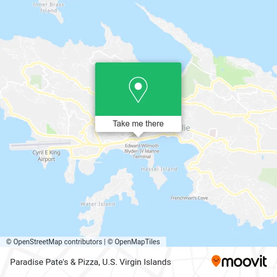 Paradise Pate's & Pizza map