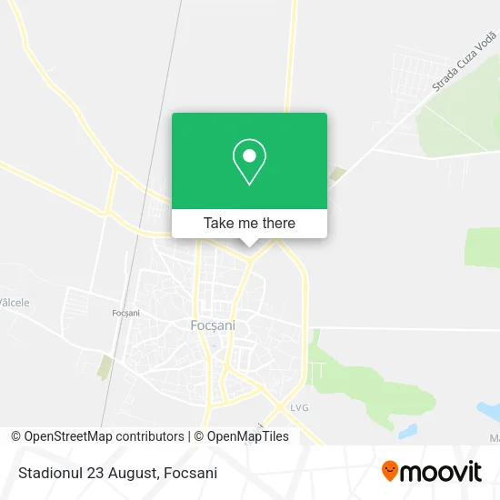 Stadionul 23 August map