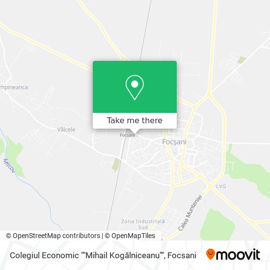 Colegiul Economic ""Mihail Kogălniceanu"" map