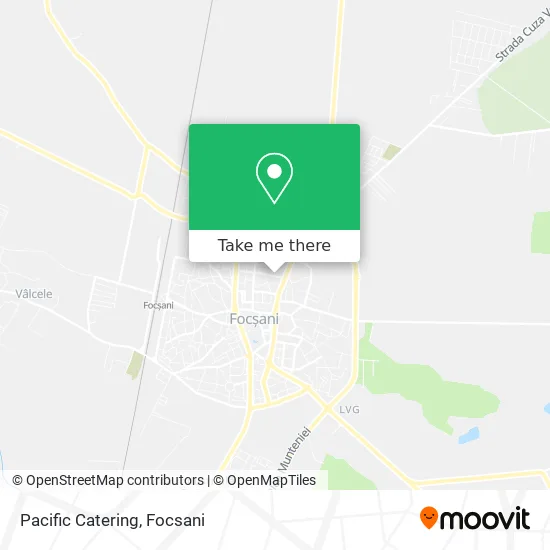 Pacific Catering map