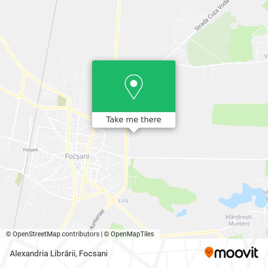 Alexandria Librării map