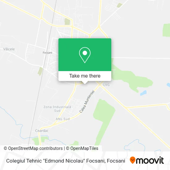 Colegiul Tehnic "Edmond Nicolau" Focsani map