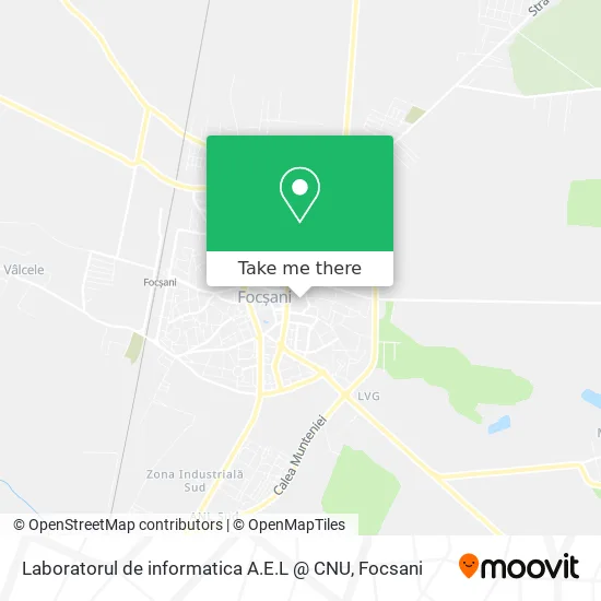 Laboratorul de informatica A.E.L @ CNU map
