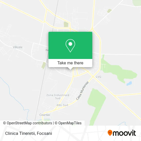 Clinica Tineretii map