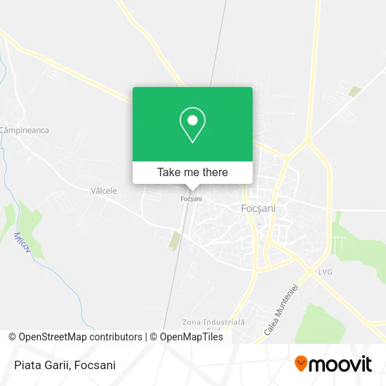 Piata Garii map
