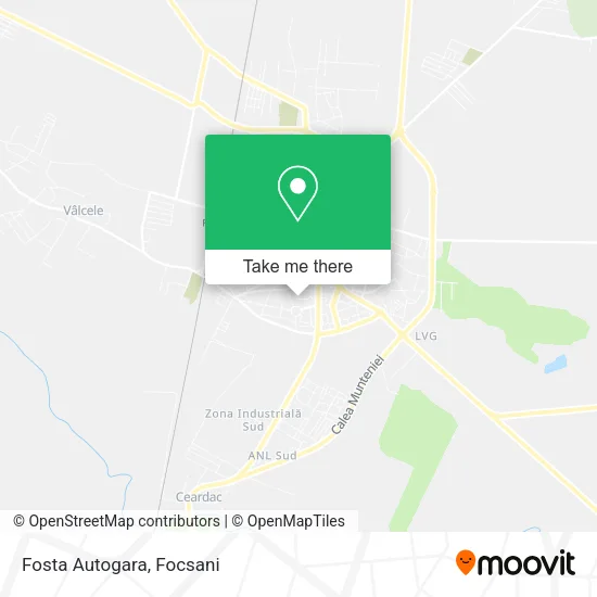 Fosta Autogara map