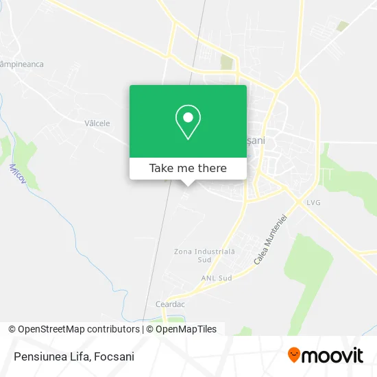 Pensiunea Lifa map