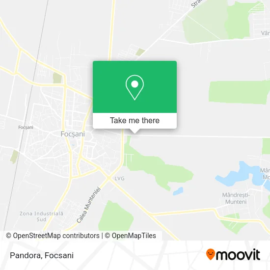 Pandora map