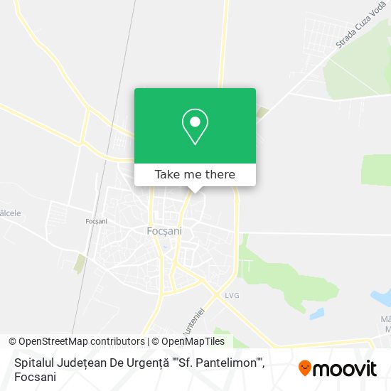 Spitalul Județean De Urgență ""Sf. Pantelimon"" map