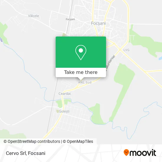 Cervo Srl map