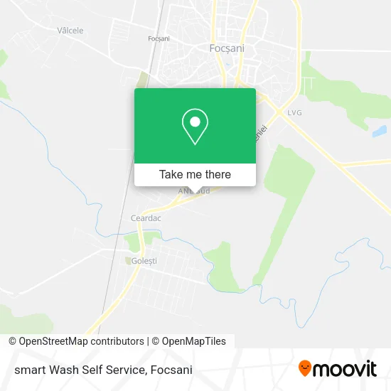 smart Wash Self Service map