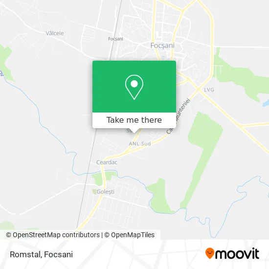 Romstal map