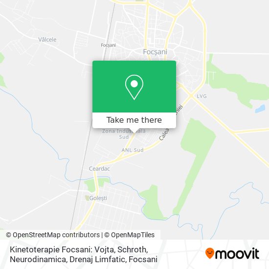 Kinetoterapie Focsani: Vojta, Schroth, Neurodinamica, Drenaj Limfatic map