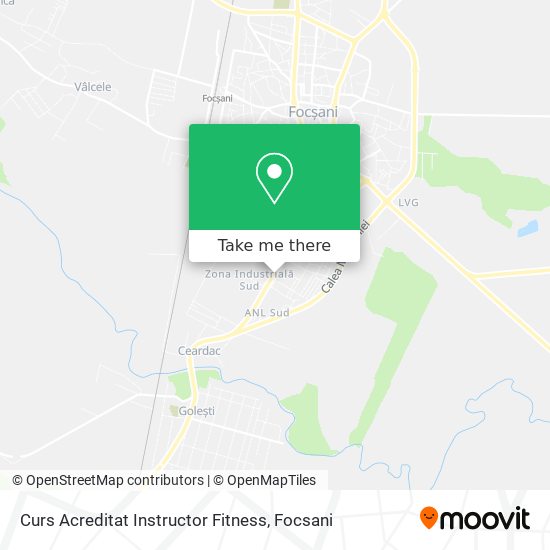 Curs Acreditat Instructor Fitness map
