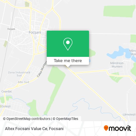 Altex Focsani Value Ce map