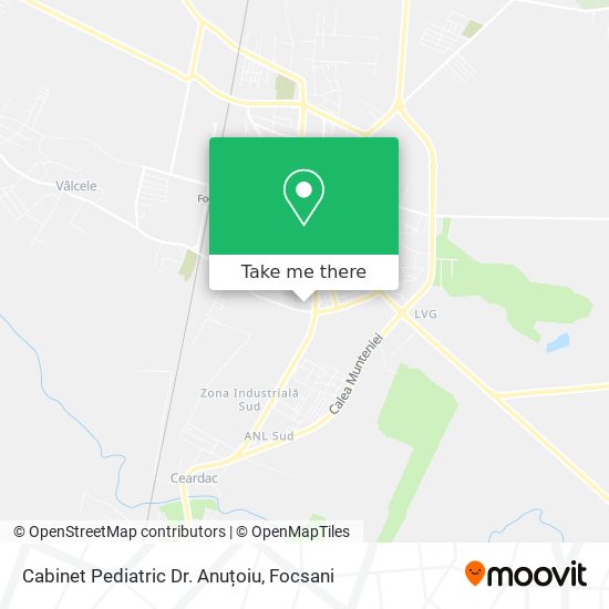 Cabinet Pediatric Dr. Anuțoiu map
