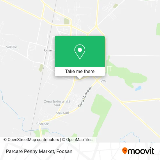 Parcare Penny Market map