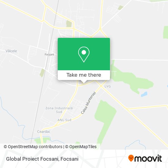 Global Proiect Focsani map