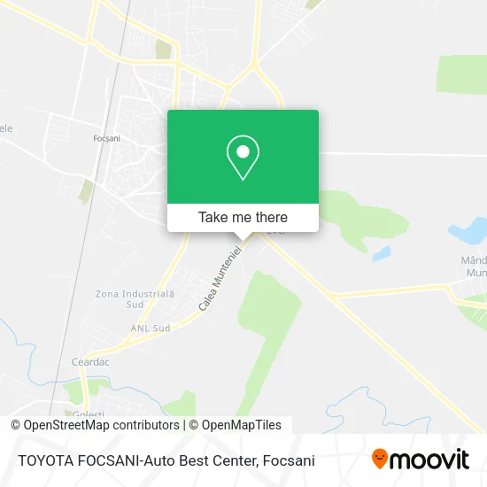 TOYOTA FOCSANI-Auto Best Center map