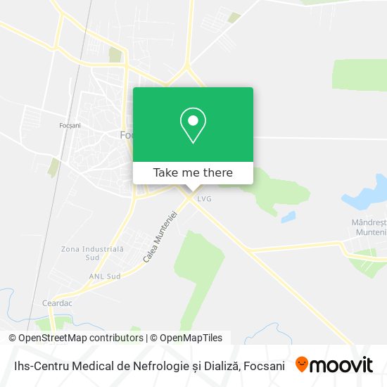 Ihs-Centru Medical de Nefrologie și Dializă map