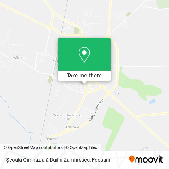 Școala Gimnazială Duiliu Zamfirescu map