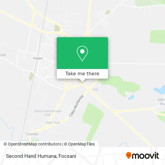 Second Hand Humana map