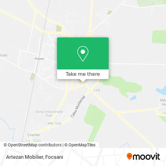 Artezan Mobilier map
