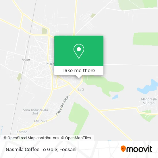Gasmila Coffee To Go S map