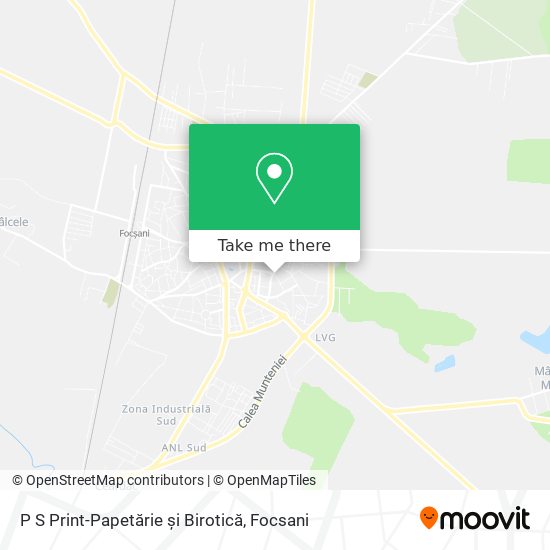 P S Print-Papetărie și Birotică map
