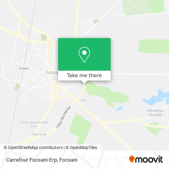Carrefour Focsani-Erp map