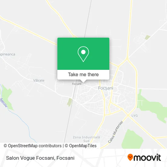 Salon Vogue Focsani map