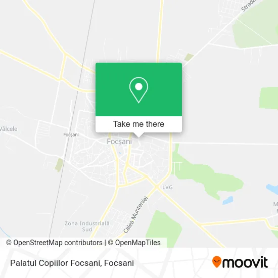 Palatul Copiilor Focsani map